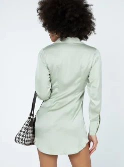 Princess Polly Sari Mini Dress Green Best Sale
