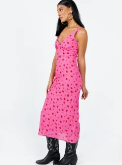 Princess Polly Sariah Midi Dressfloral Pink Best
