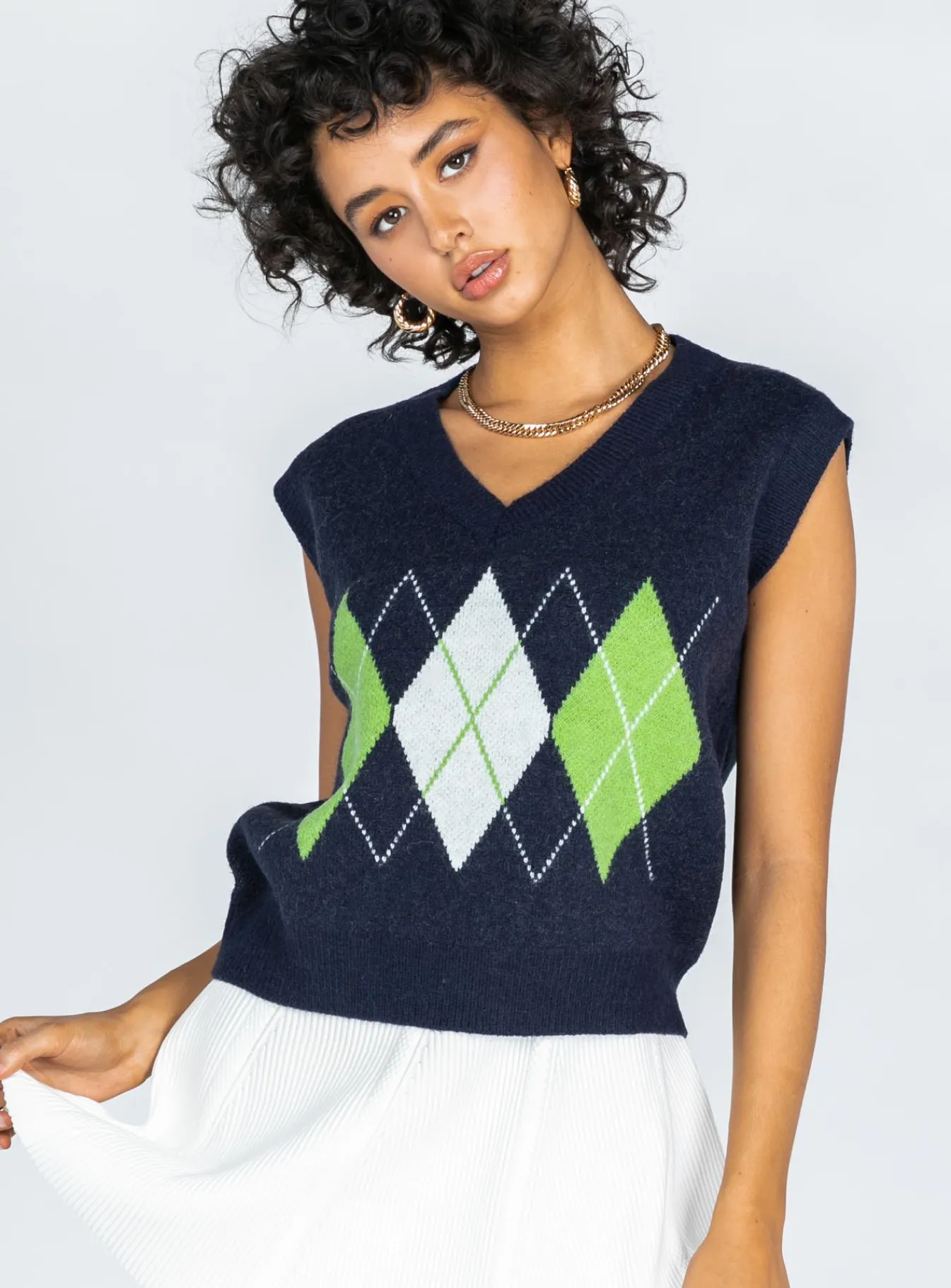 Princess Polly Saskia Sweater Vest Black Flash Sale