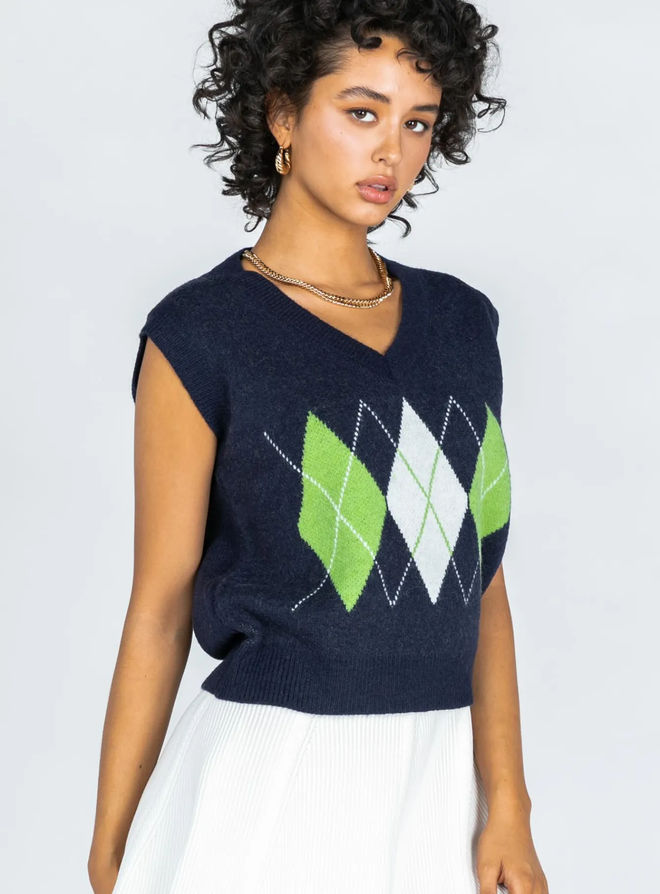 Princess Polly Saskia Sweater Vest Black Flash Sale