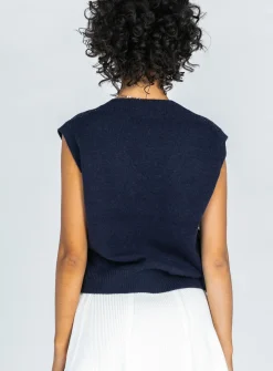 Princess Polly Saskia Sweater Vest Black Flash Sale