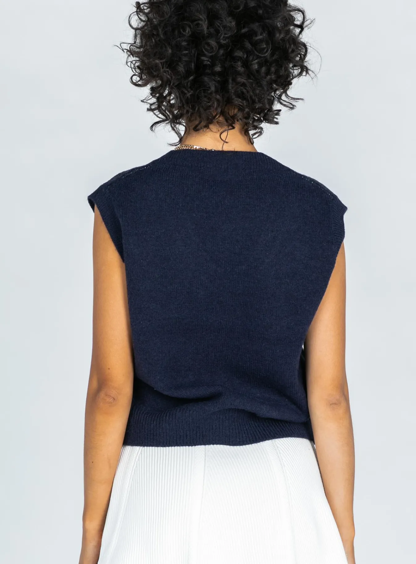 Princess Polly Saskia Sweater Vest Black Flash Sale