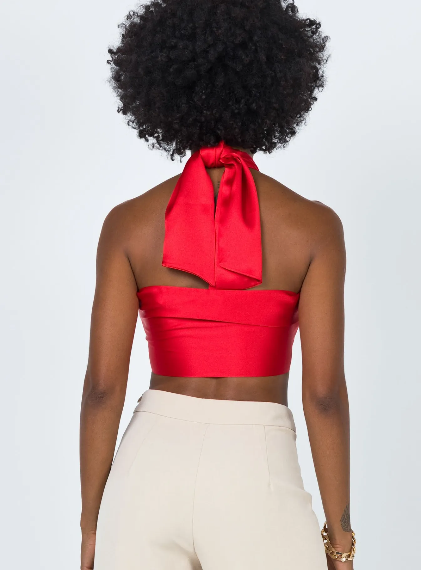 Princess Polly Saxon Top Red Online