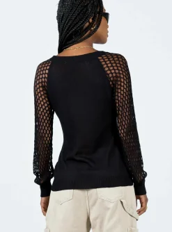 Princess Polly Schofield Sweater Black Cheap