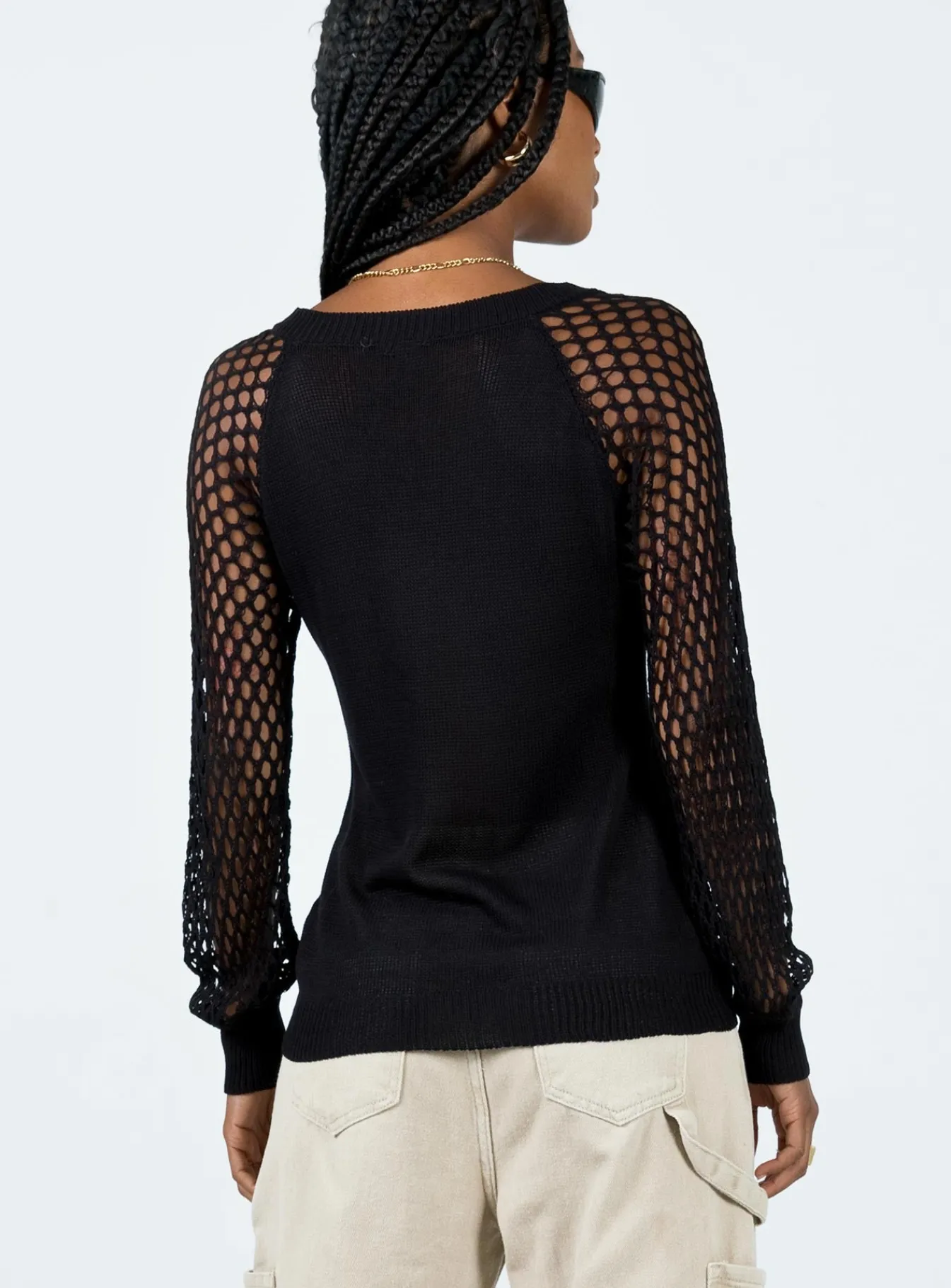 Princess Polly Schofield Sweater Black Cheap