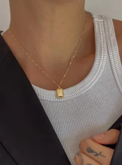 Princess Polly Scottsonplated Pendant Necklace   Gold Online