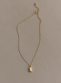 Princess Polly Scottsonplated Pendant Necklace   Gold Online