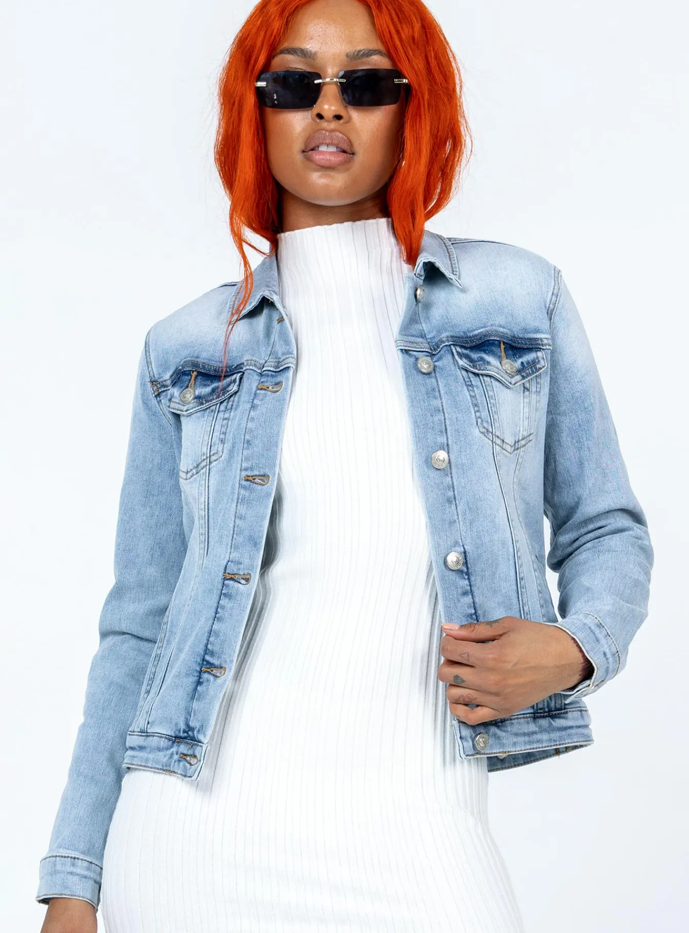 Princess Polly Scoutjacket Denim Best Sale