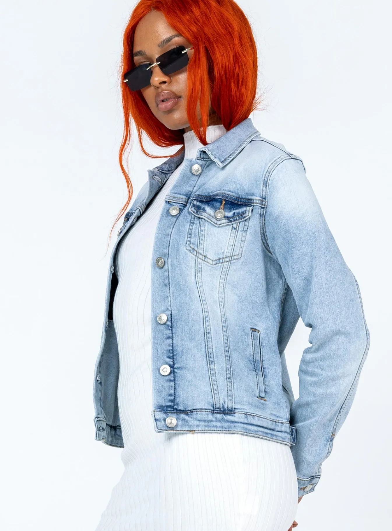 Princess Polly Scoutjacket Denim Best Sale