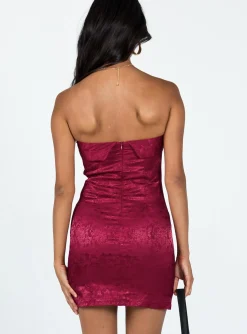 Princess Polly Sebastian Mini Dress  Red Sale