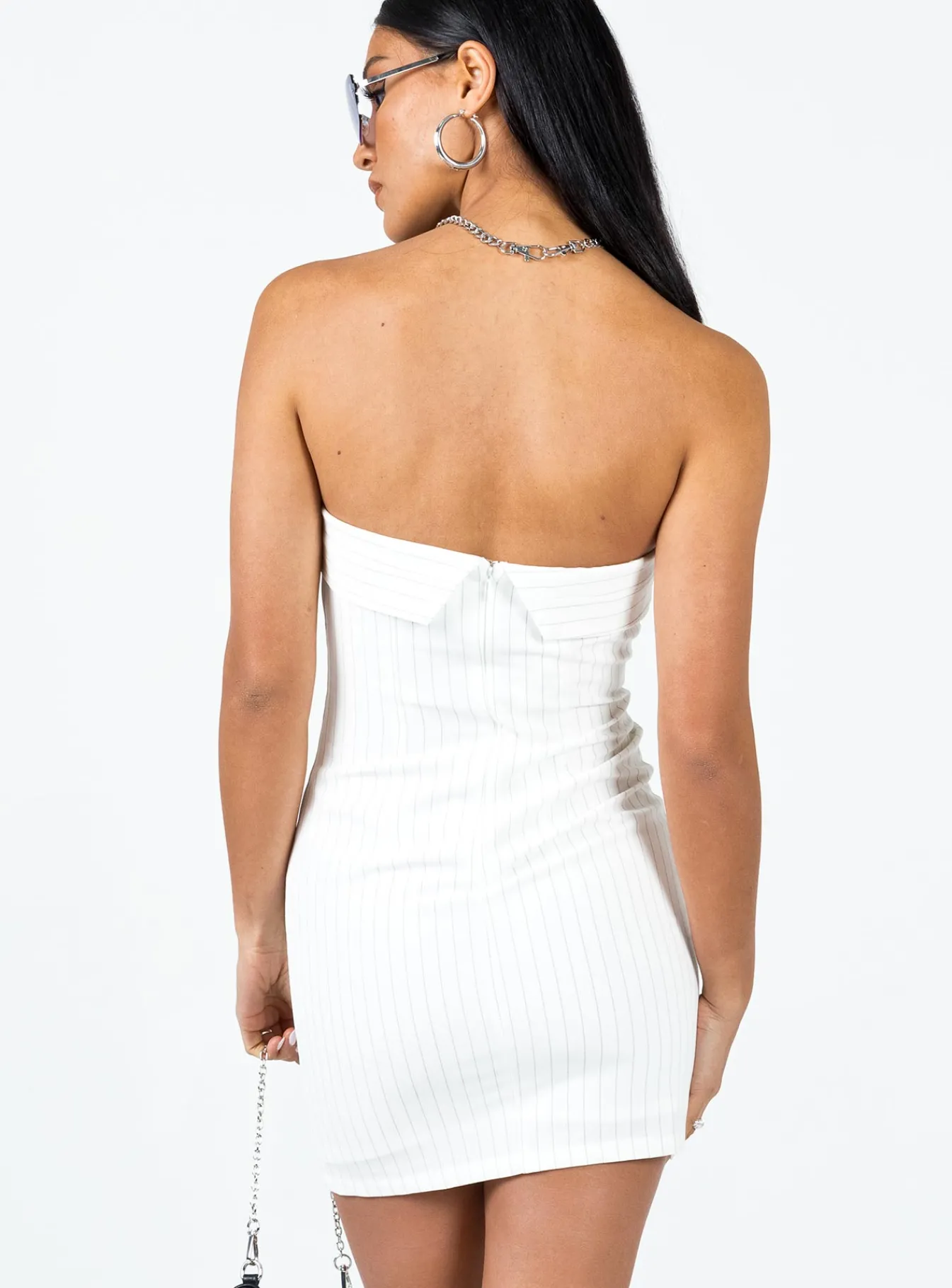 Princess Polly Sebastian Strapless Mini Dress White Best Sale