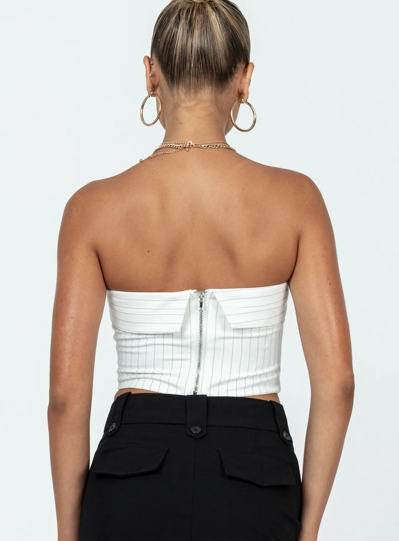 Princess Polly Sebastian Strapless Top White Clearance
