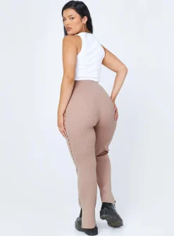 Princess Polly Selma Pants Beige Cheap