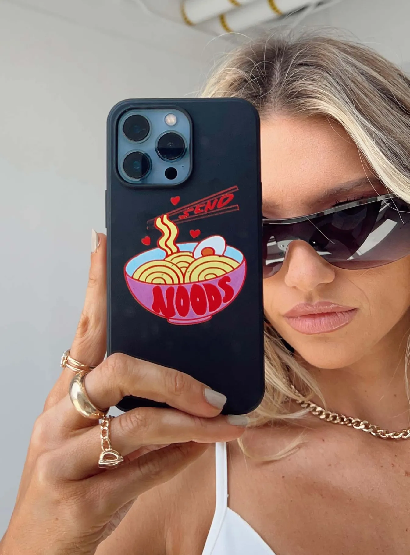 Princess Polly Send Noods Iphone Case Black Hot