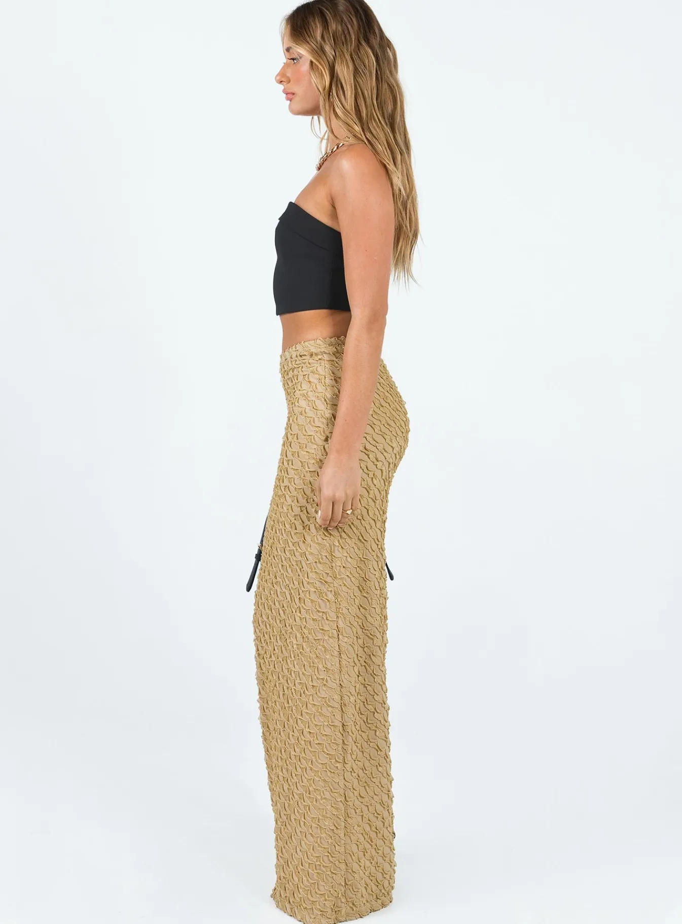Princess Polly Sewell Maxi Skirt Beige Outlet