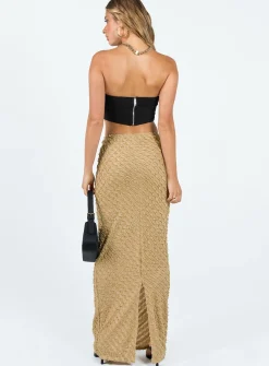 Princess Polly Sewell Maxi Skirt Beige Outlet