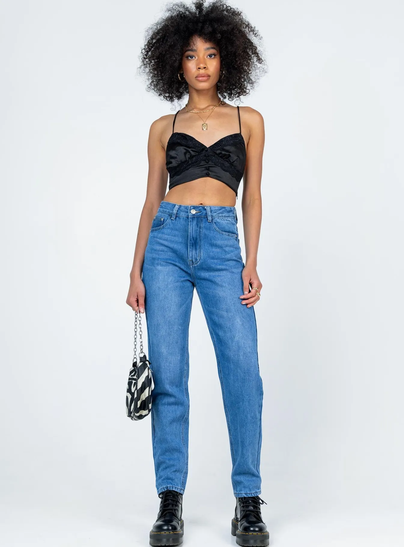 Princess Polly Seymour Momjeans Denim Shop