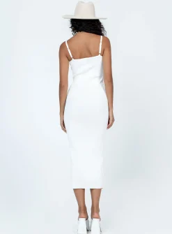 Princess Polly Shaniah Midi Dress White Flash Sale