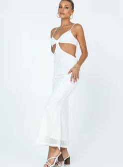 Princess Polly Shanni Maxi Dress  White Outlet