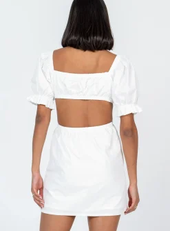 Princess Polly Shantel Mini Dress White Flash Sale