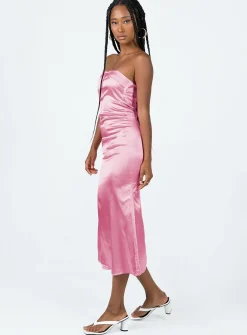 Princess Polly Shaya Strapless Maxi Dress Pink Flash Sale