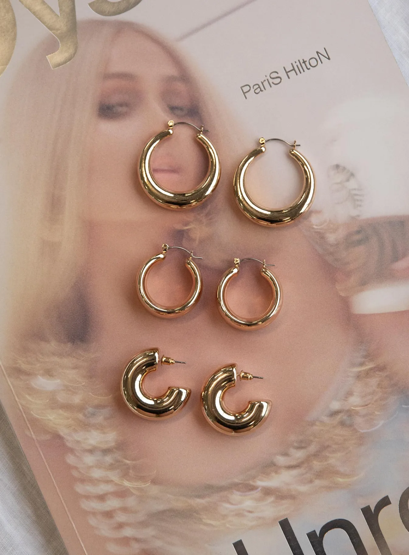 Princess Polly She Thick Hoop Packeco Gold Cheap