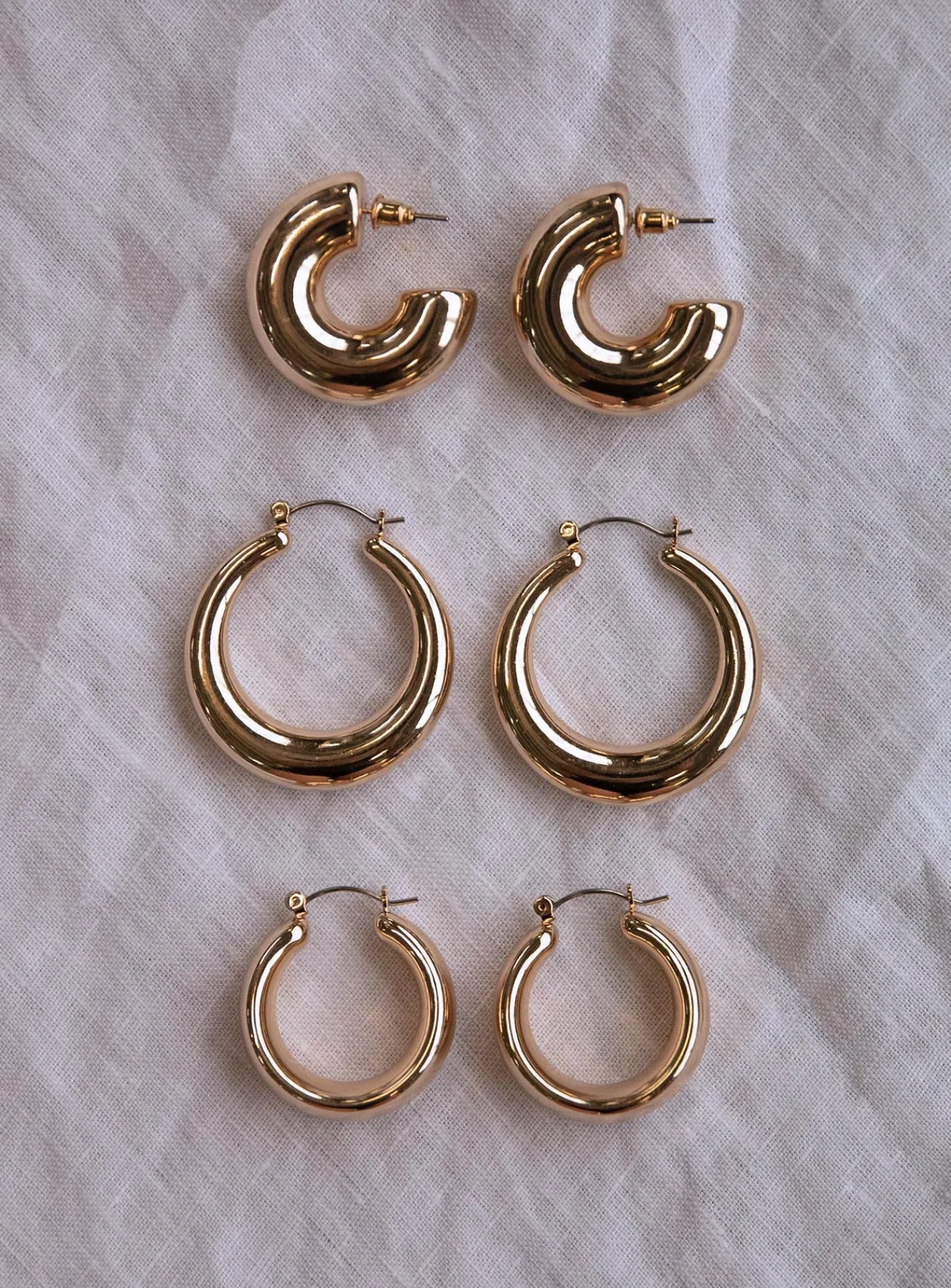 Princess Polly She Thick Hoop Packeco Gold Cheap