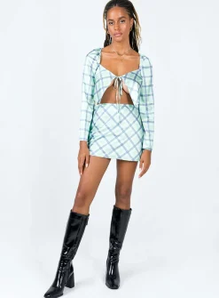Princess Polly Sheena Setcheck Green Fashion