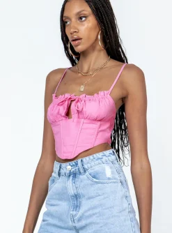 Princess Polly Sheri Top Pink Fashion