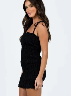 Princess Polly Sherry Mini Dress Black Cheap