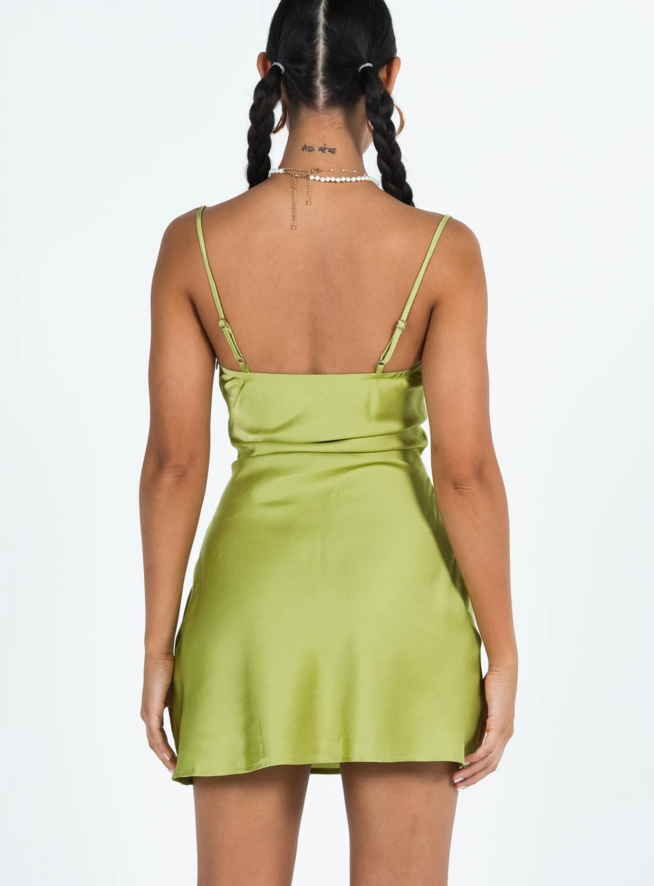 Princess Polly Shilla Mini Dress Green Online