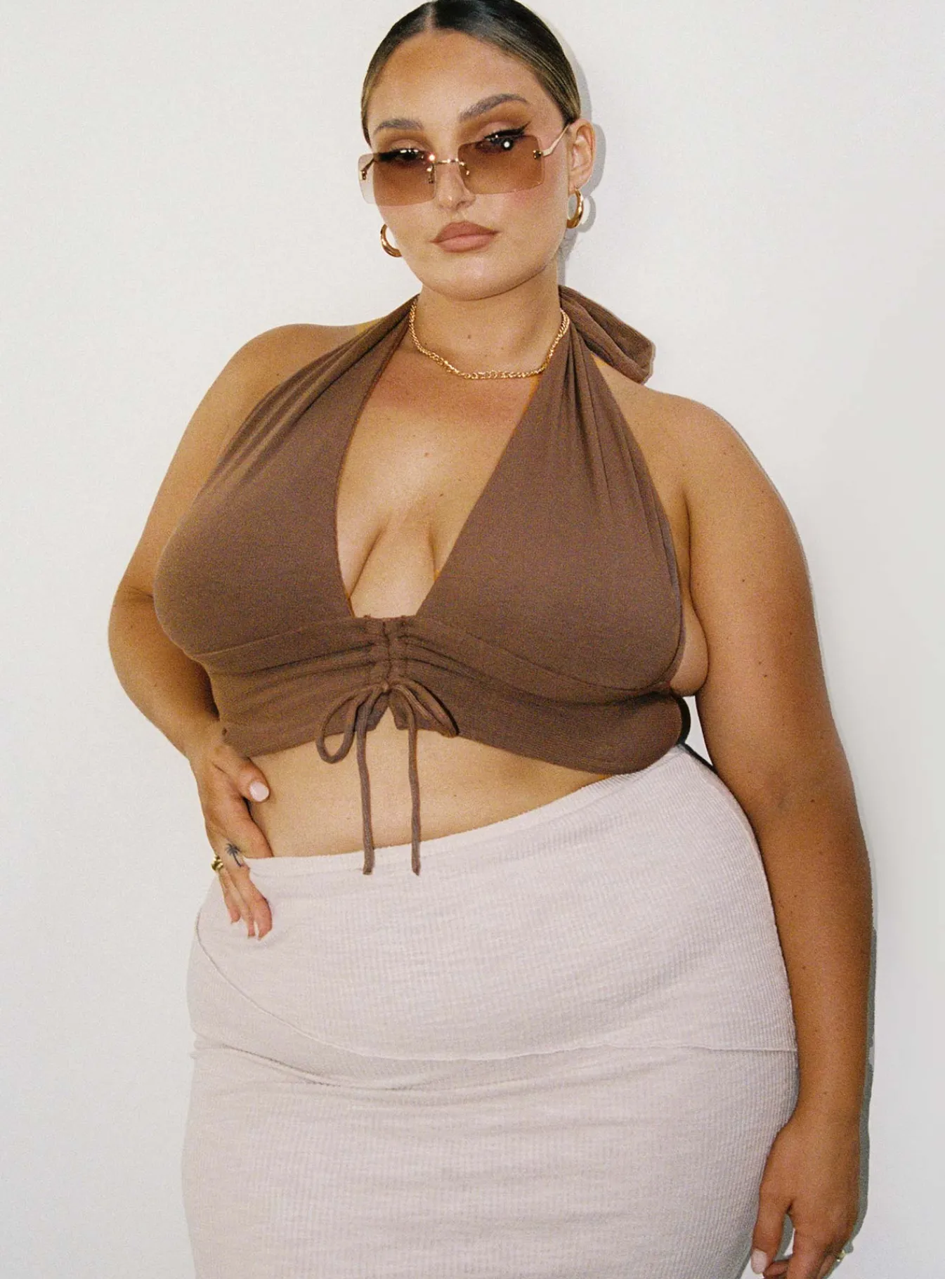 Princess Polly Shiloh Topcurve Brown Best