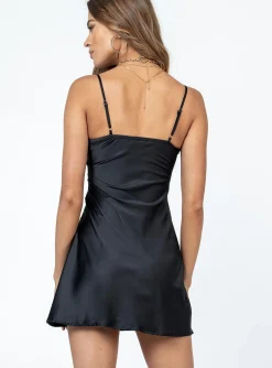 Princess Polly Shona Mini Dress Black Sale