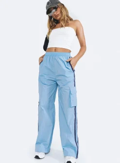 Princess Polly Sicilian Cargo Pants  Blue Online
