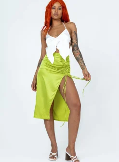 Princess Polly Siesta Midi Skirt  Green Shop