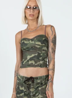 Princess Polly Sight Unseen Corset  Green Store