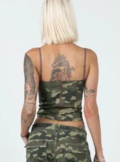Princess Polly Sight Unseen Corset  Green Store