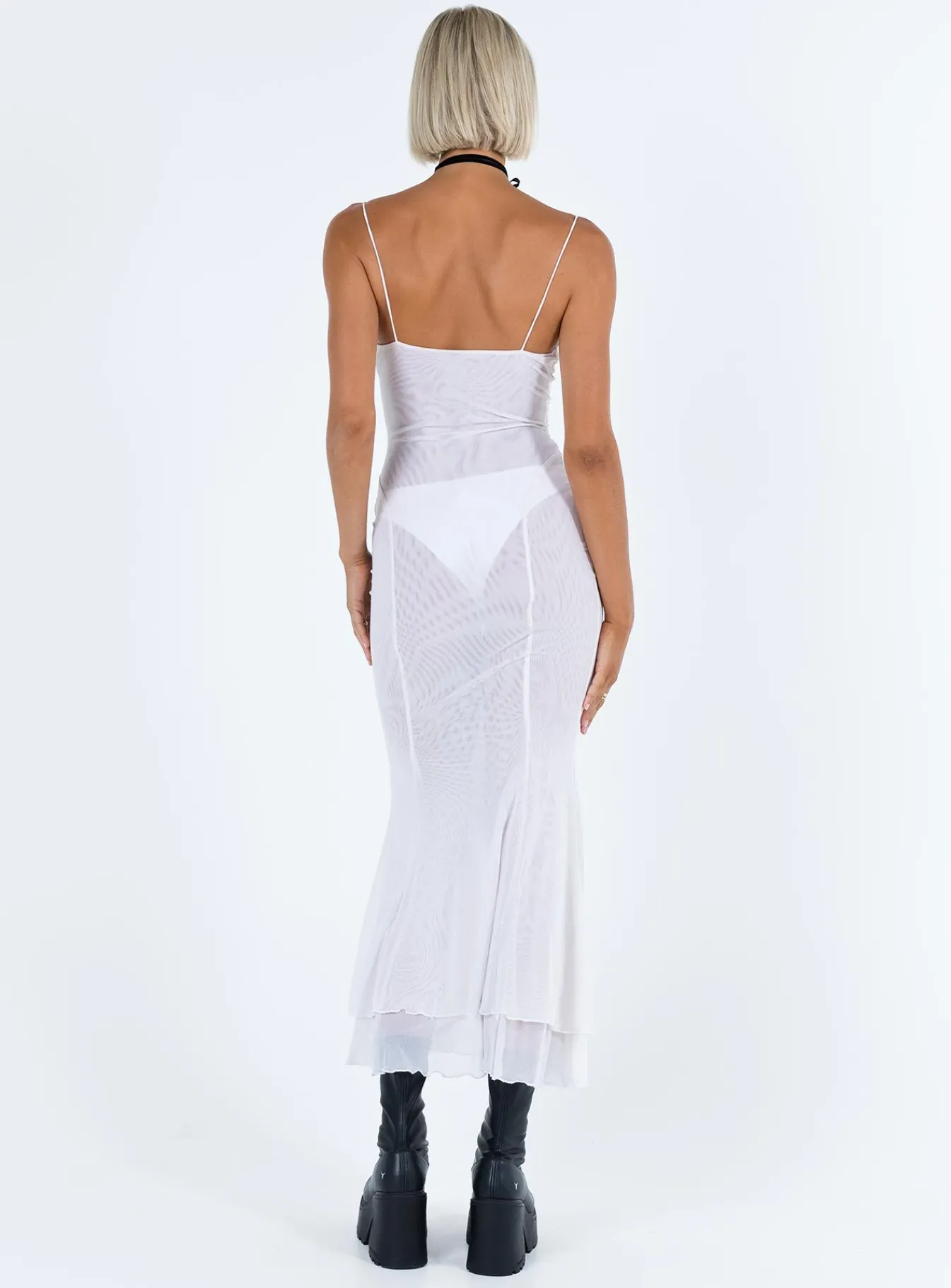 Princess Polly Sikora Vintage Maxi Dress White New