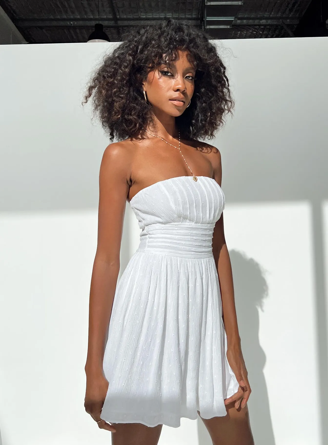 Princess Polly Silva Strapless Mini Dress White Best