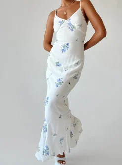 Princess Polly Sing Along Maxi Dress/ Blue White Online
