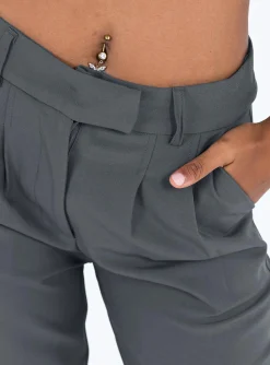 Princess Polly Sinitch Pants Slate Store