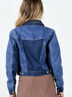 Princess Polly Skinnerjacket Denim Cheap