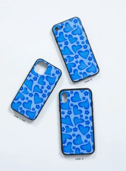 Princess Polly Skip A Beat Iphone Case  Blue Cheap
