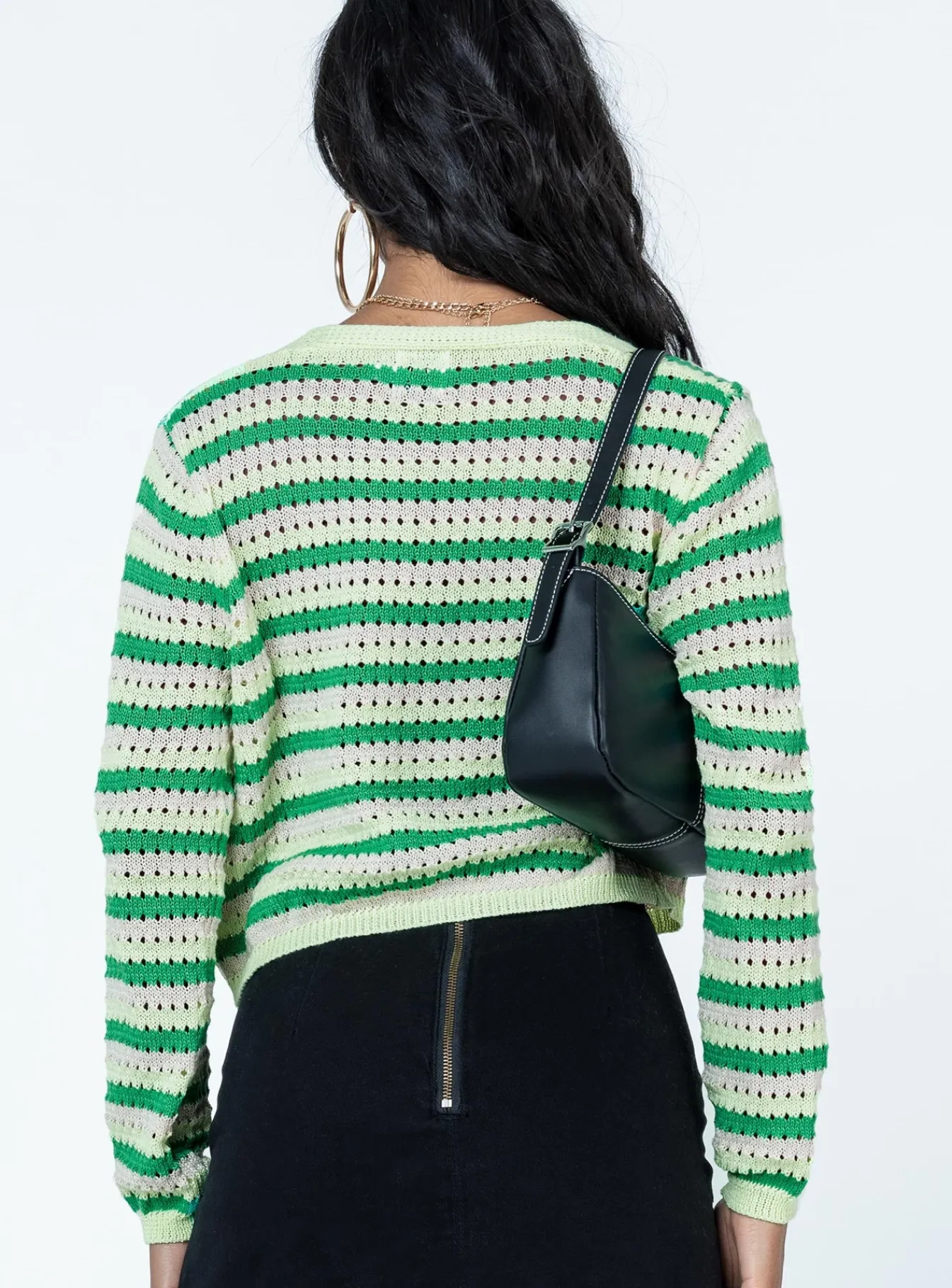Princess Polly Skye Cardigan Green Cheap