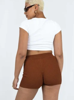 Princess Polly Skylar Bike Shorts  Brown Best Sale