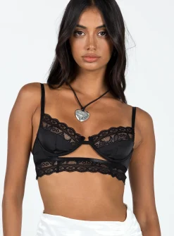 Princess Polly Skylar Bralette  Black Best