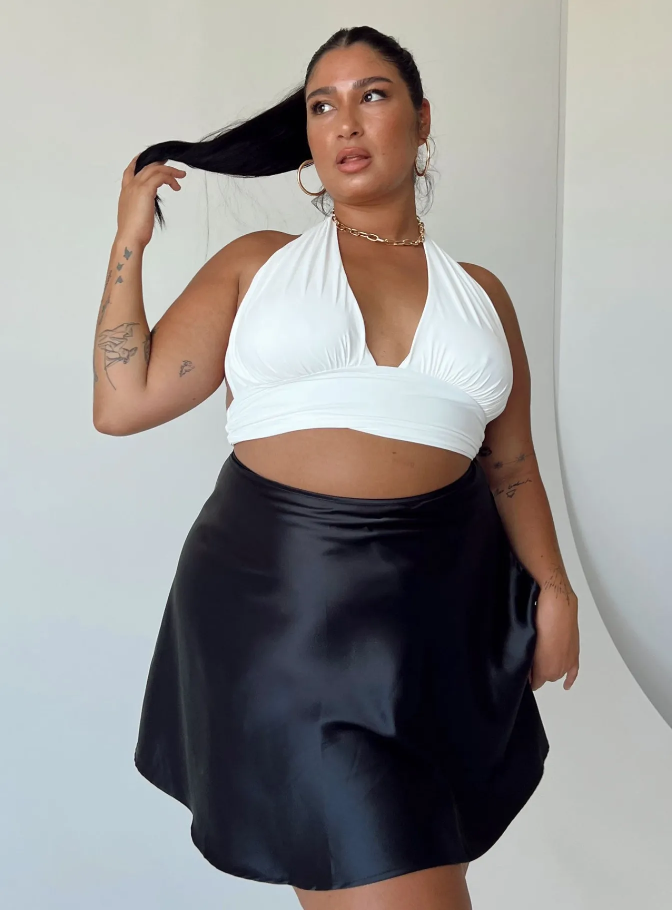 Princess Polly Skylar Mini Skirtcurve Black Cheap
