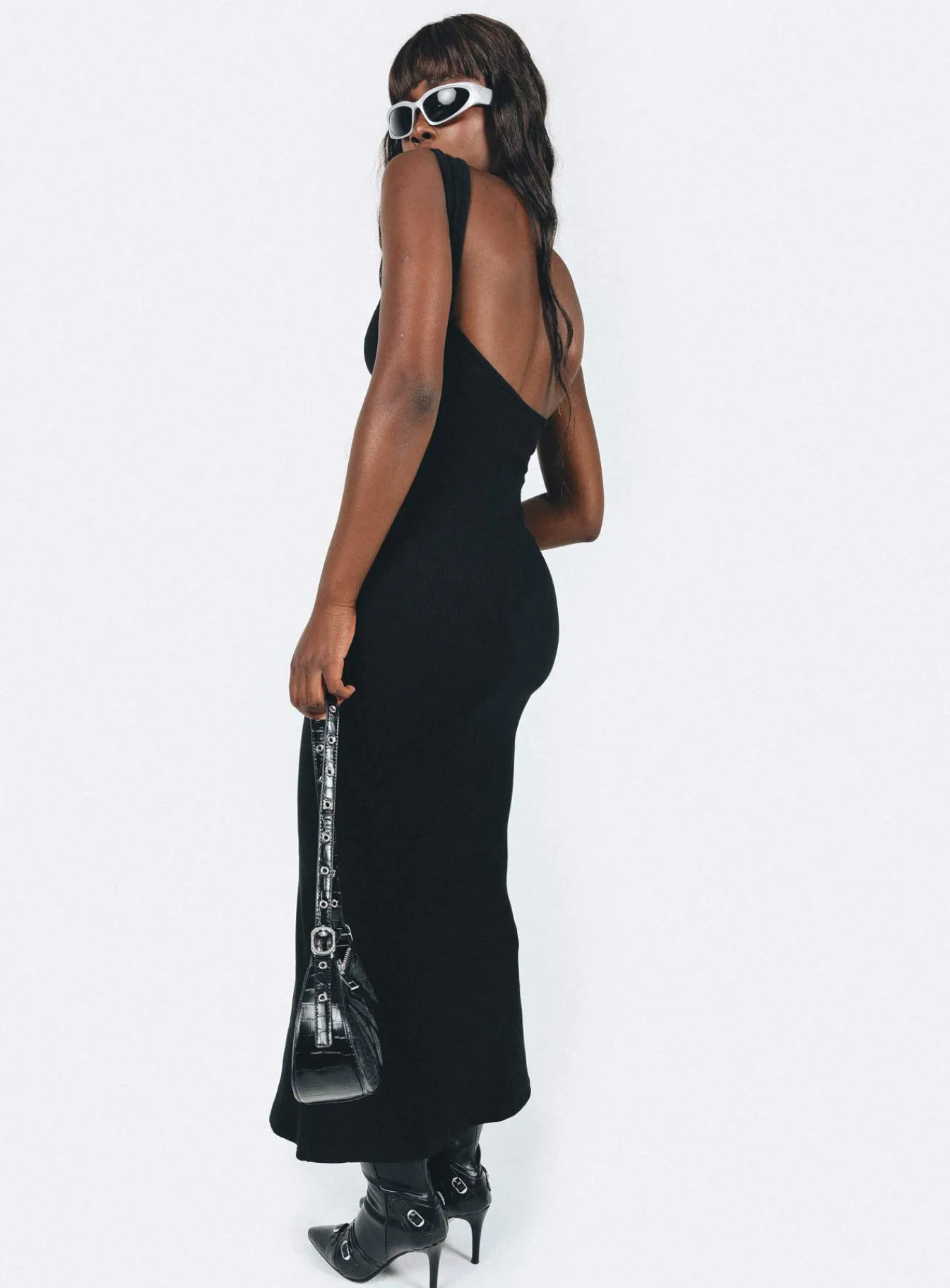 Princess Polly Smythe Maxi Dress Black Fashion