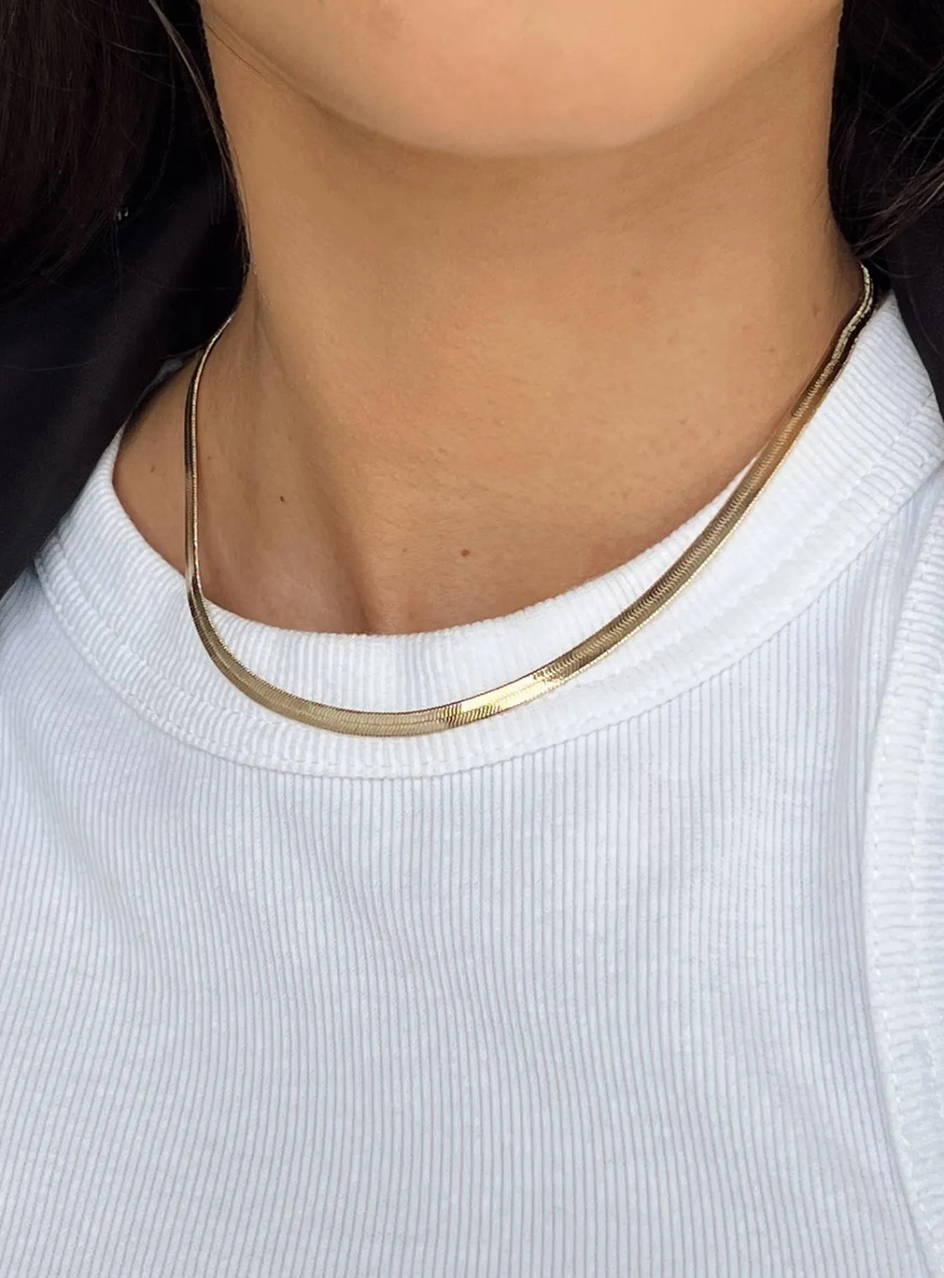 Princess Polly Snake Chain Necklace Gold Discount