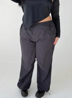 Princess Polly Snow Parachute Pantscurve   Slate Clearance